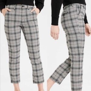 American Eagle-Ankle Plaid Spring Pants (Size:4)